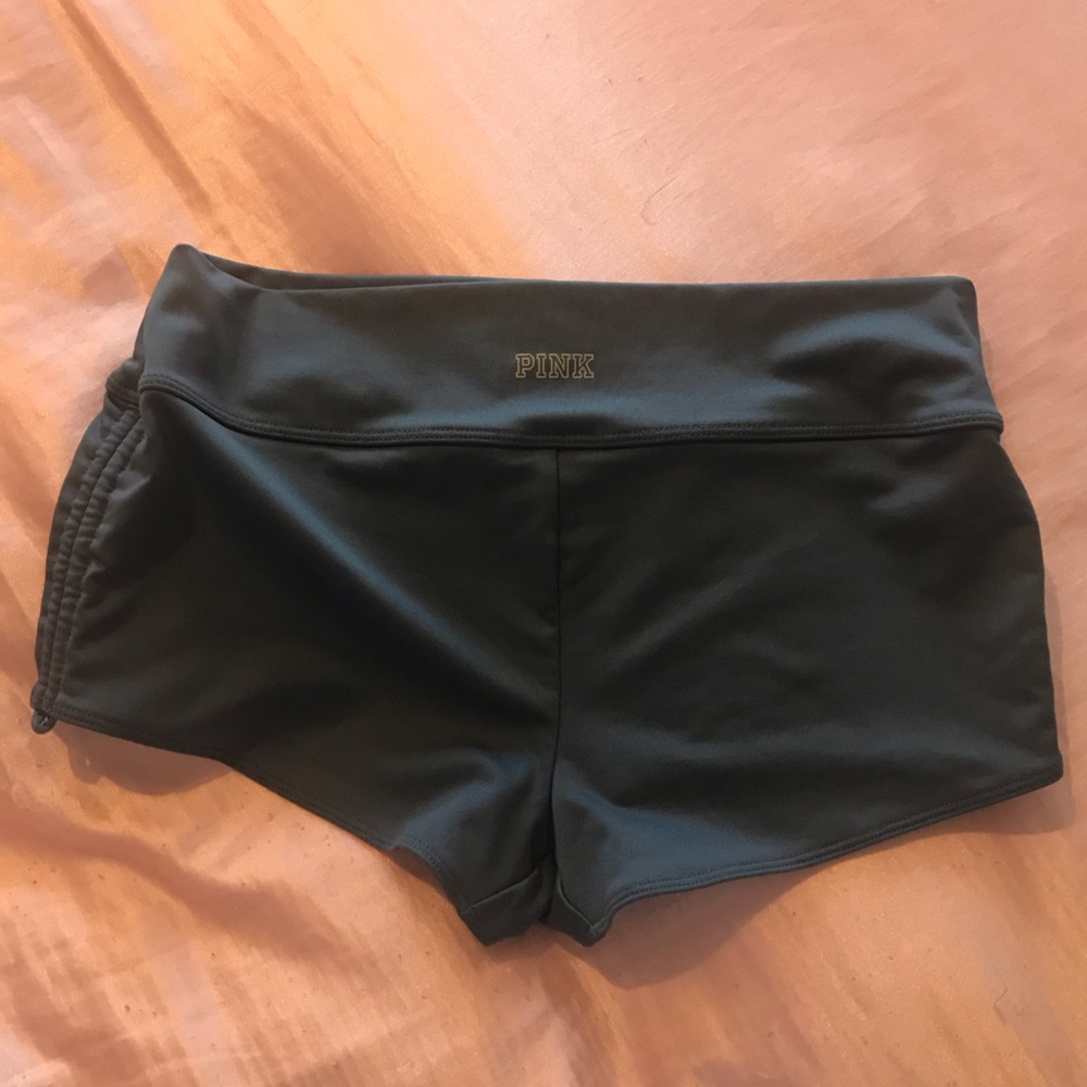 Blue Victoria’s secret gym to swim ruched booty shorts - Picture 3 of 6